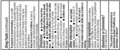 Naproxen Sodium Back Label 2 (Naproxen Sodium Back Label 2)